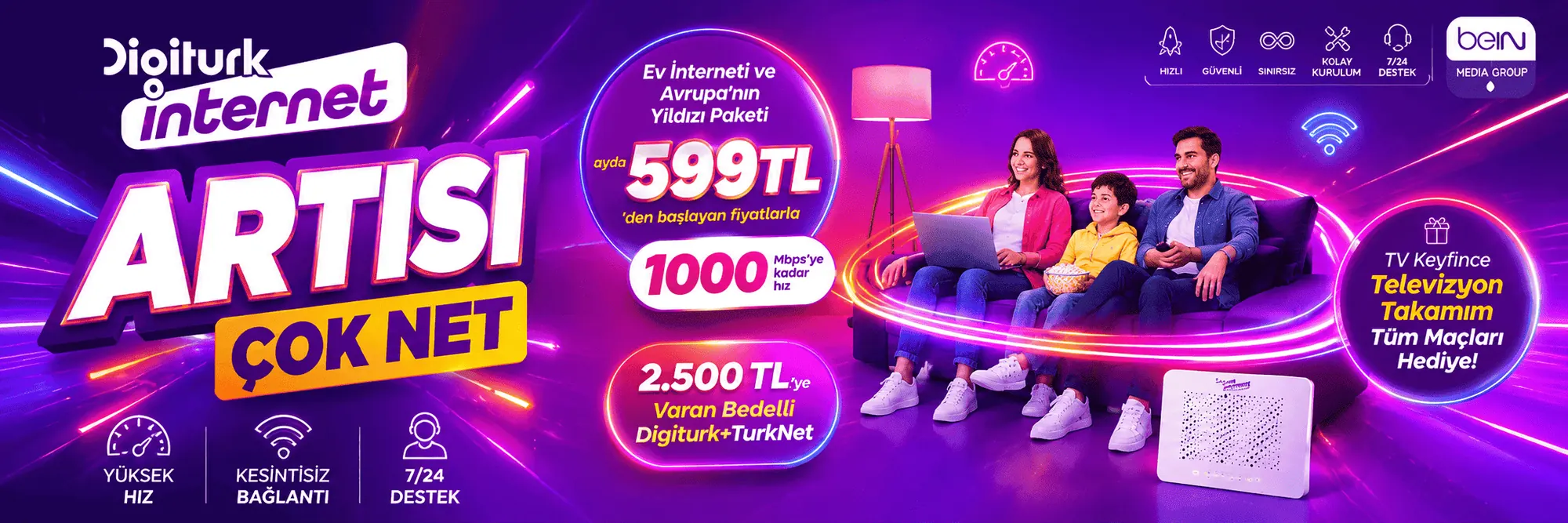 Digiturk internet kampanya banner